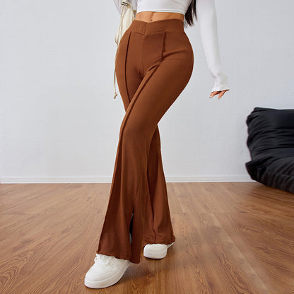 Damen Flared-Hose mit Schlitz Norvielle