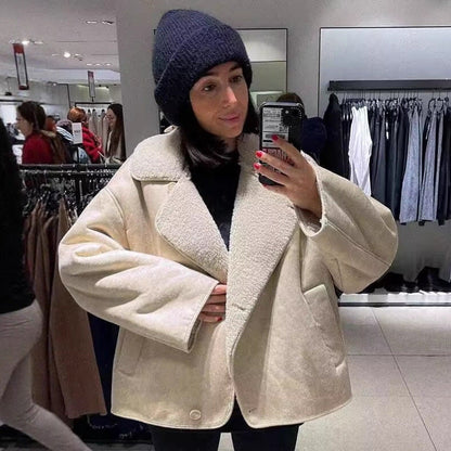 Damen Fleecejacke Weiches Innenfutter Norvielle