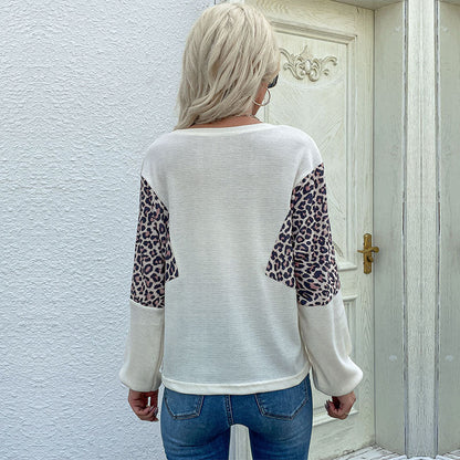 Damen Pullover Animal-Print Modern Norvielle