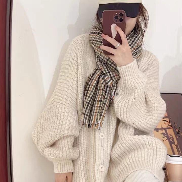 Damen Strickcardigan Oversized Kuschelig Norvielle