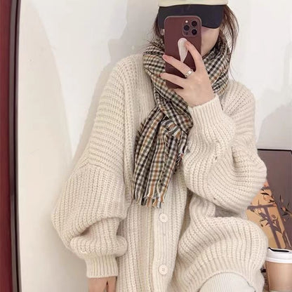 Damen Strickcardigan Oversized Kuschelig Norvielle