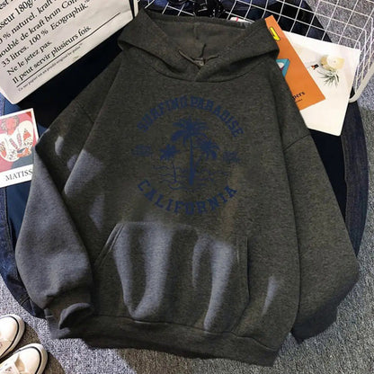 Damen Kapuzenpullover Baumwollmischung Lässig