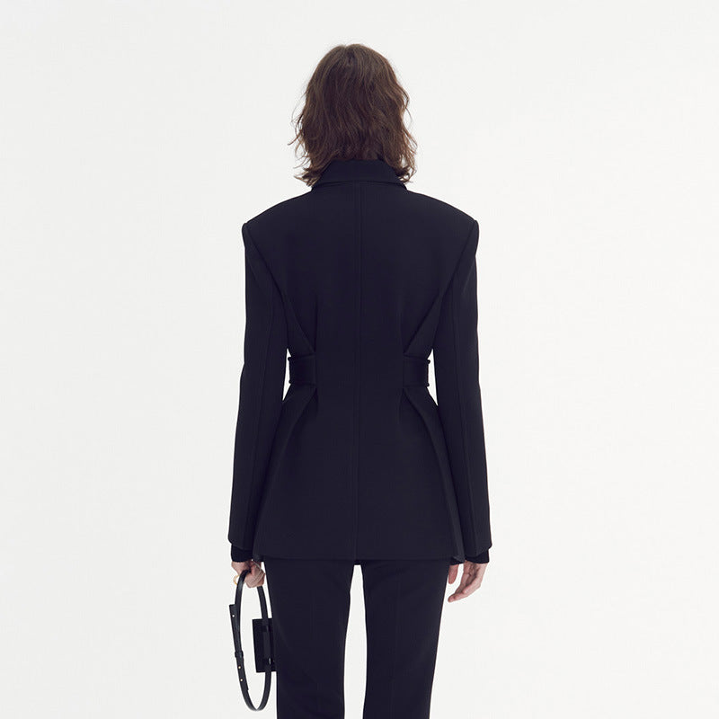 Damen Blazer Doppelter Knopf Norvielle