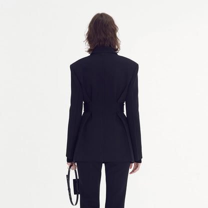 Damen Blazer Doppelter Knopf Norvielle