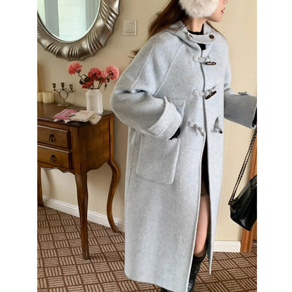 Damen Mantel Norvielle Wool Bequem Elegant
