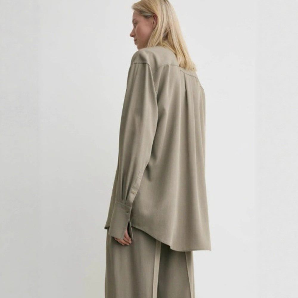 Damen Büropants Weit Norvielle Elegantes Design