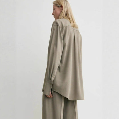 Damen Büropants Weit Norvielle Elegantes Design