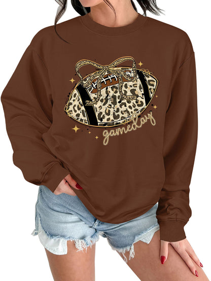 Damen Sweatshirt Sportmotiv Lässig Norvielle
