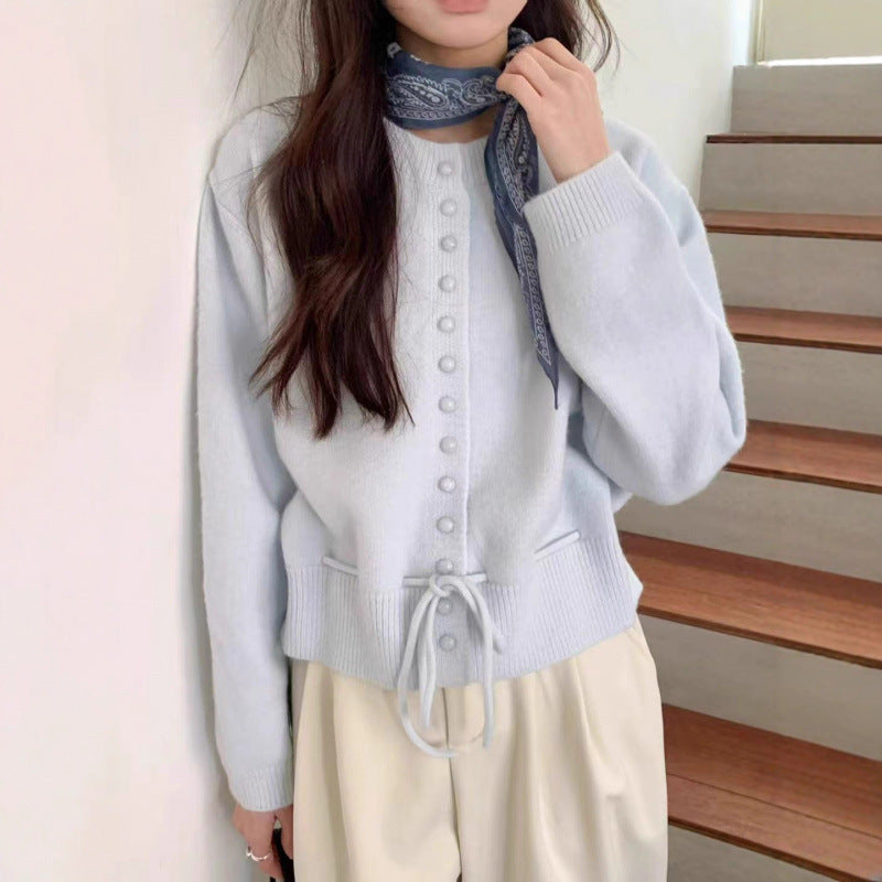 Damen Strickjacke mit Knöpfen Norvielle - Norvielle