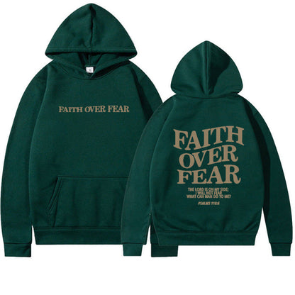 Damen Hoodie Bequem Inspirierender Schriftzug Grau