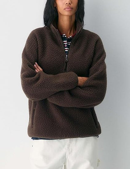 Damen Fleece-Pullover Norvielle
