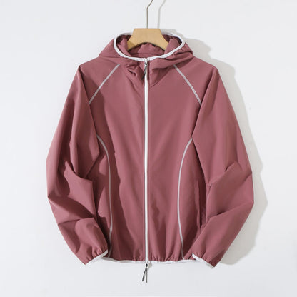 Damen Leichtwindjacke Kapuzenjacke Norvielle