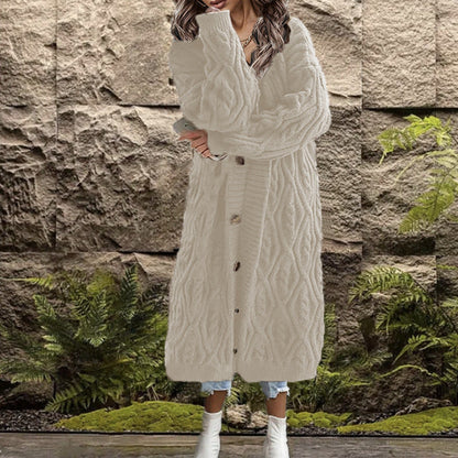 Damen Kurzjacke Grobstrick Zopfmuster Norvielle