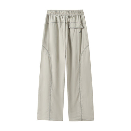 Damen Leichte Laufhose Elastischer Bund Praktische Taschen