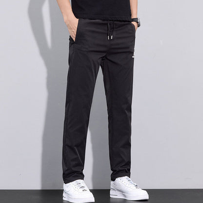 Herren Sportliche Freizeithose Verstellbarer Kordelzug Seitliche