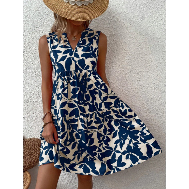 Damen Sommerkleid Florales Design Norvielle