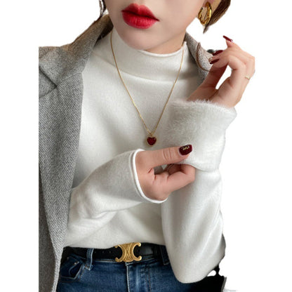 Damen Rollkragenpullover Weich Norvielle