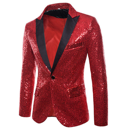 Herren Formalblazer Pailletten Norvielle