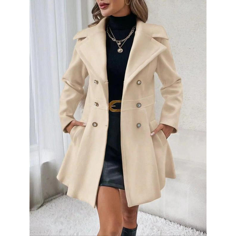 Damen Trenchcoat Tailliert Norvielle