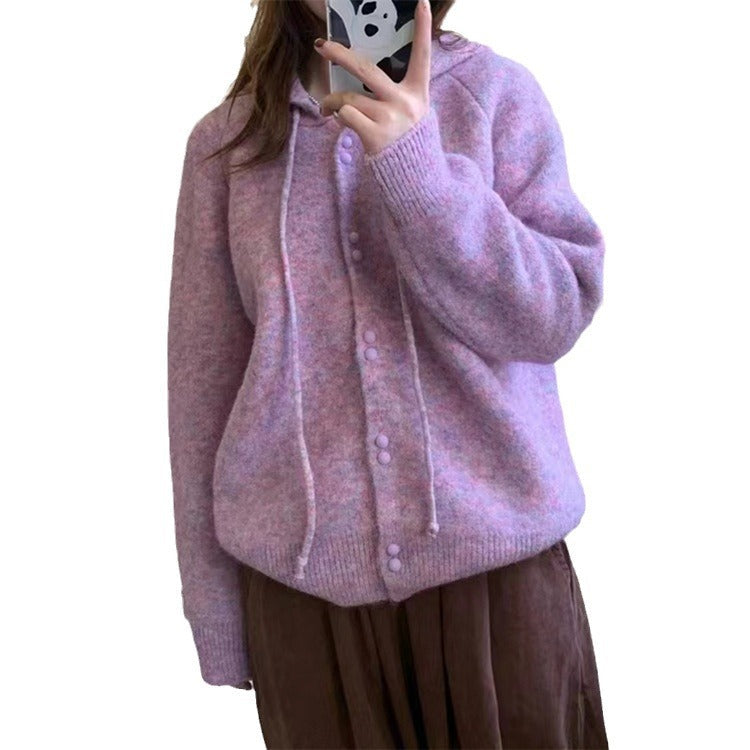 Damen Strickpullover Lässig Knopfdetail Norvielle