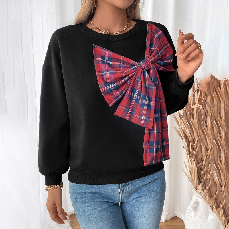 Damen Sweatshirt Künstlerisches Knoten-Design Norvielle