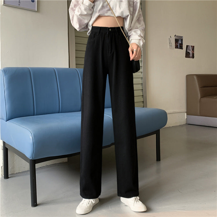 Damen Highwaist Jeans Weit Norvielle