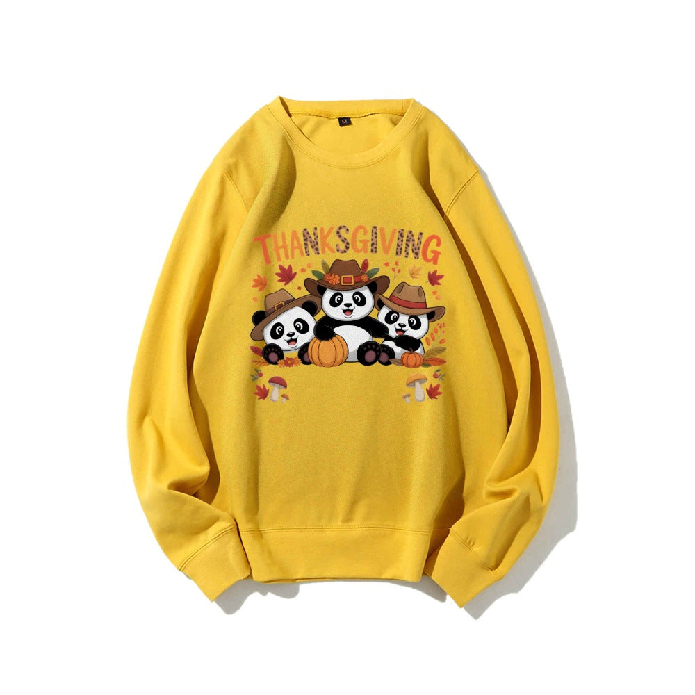 Damen Sweatshirt Lustiges Tierdesign Herbstlich