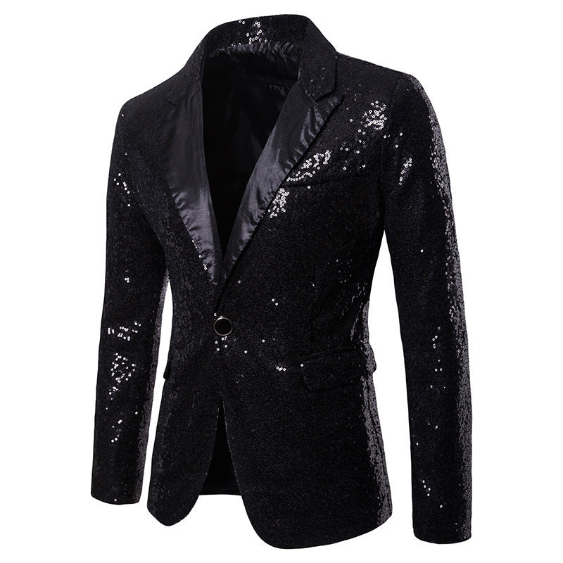 Herren Formalblazer Pailletten Norvielle