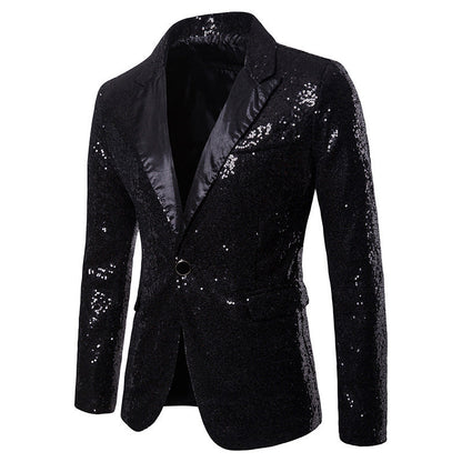 Herren Formalblazer Pailletten Norvielle