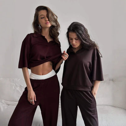 Damen Jumpsuit mit Kragen Norvielle - Norvielle