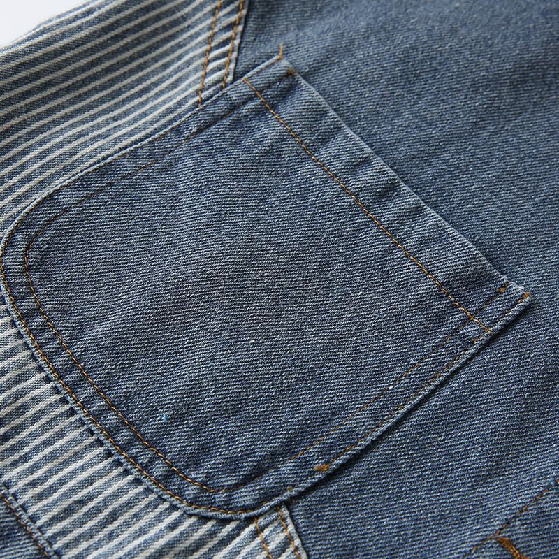 Damen Jeansjacke Strukturiertem Kragen