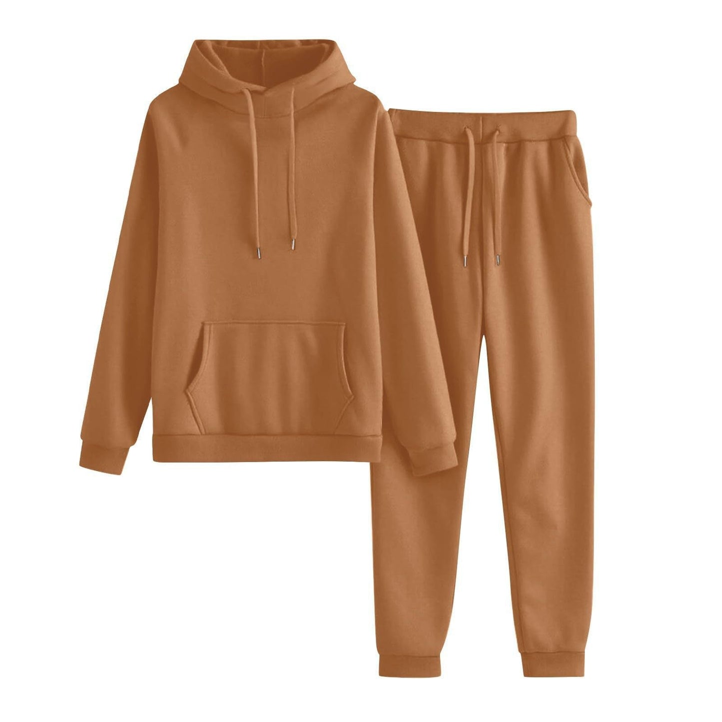 Damen Hoodie Jogginghose Set Lässig Mit Taschen Norvielle