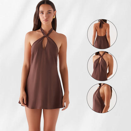Damen Halterkleid Elegant Norvielle - Norvielle
