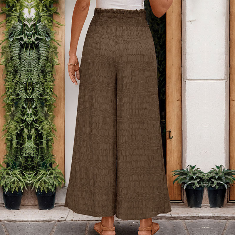 Damen Freizeithose Elastischer Bund Kordelzug