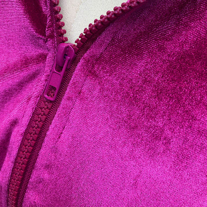Damen Velour Jogginganzug Hoch Bund