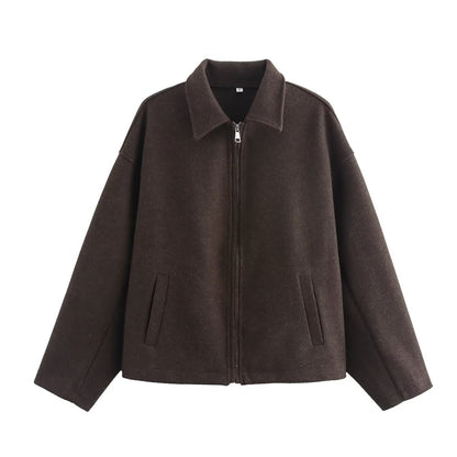Damen Fleecejacke Weich Warm Reißverschluss Norvielle