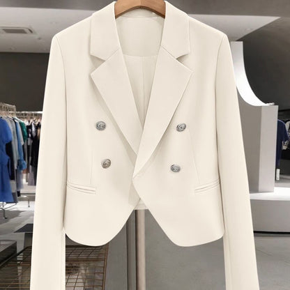 Damen Doppelreiher Blazer Zeitloser Stil