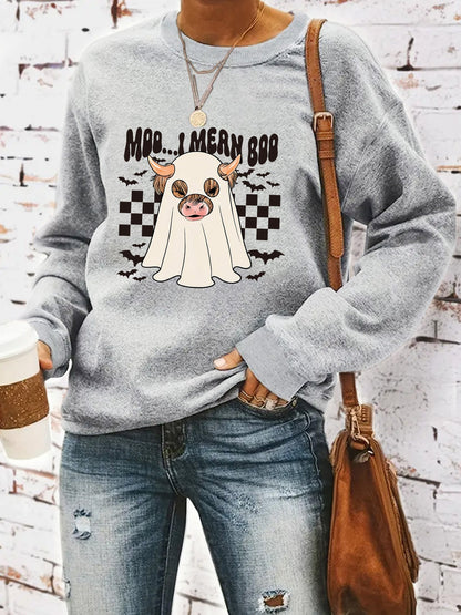 Damen Sweatshirt Halloween-Design Norvielle