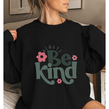 Damen Sweatshirt Puffärmel Motiviert Norvielle