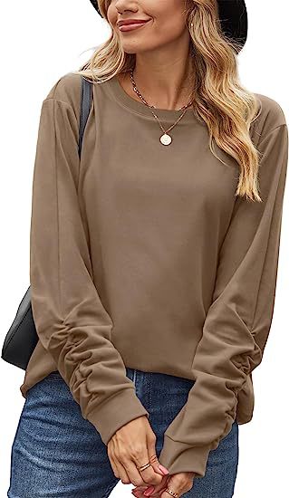 Damen Langarmshirt Weicher Baumwollmix Norvielle