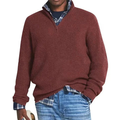 Herren Zip-Pullover Stilvoll Norvielle