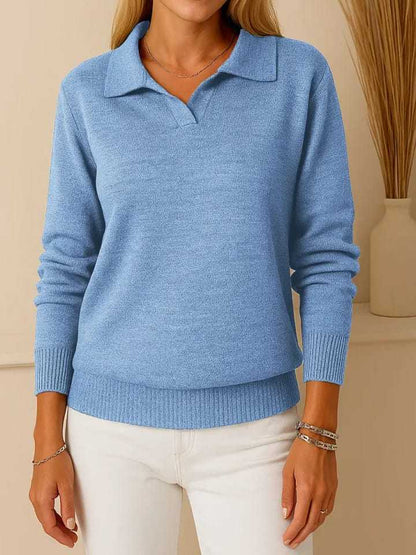 Damen Polo-Pullover Hochwertig Norvielle