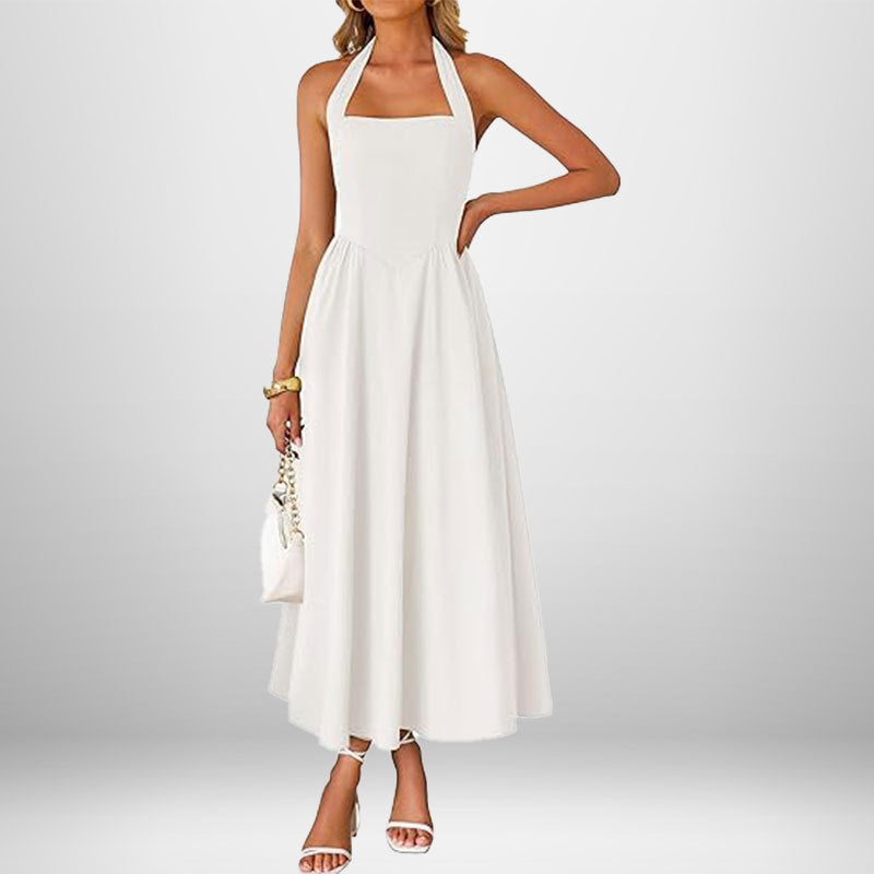 Damen Maxi-Kleid Raffiniertes Trägerdesign Eleganter Schnitt