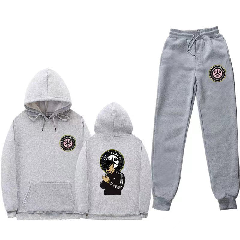 Damen Pullover Set mit Jogginghose und einzigartigem Druck