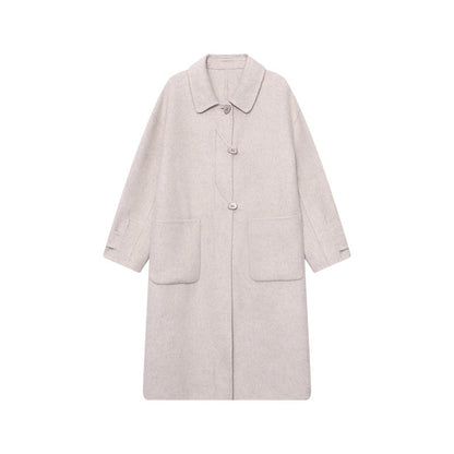 Damen Übergangsmantel Wolle Norvielle Elegantes Design