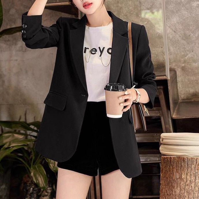 Damen Blazer Moderner Schnitt Hochrevers Norvielle - Norvielle