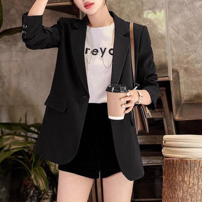 Damen Blazer Moderner Schnitt Hochrevers Norvielle - Norvielle