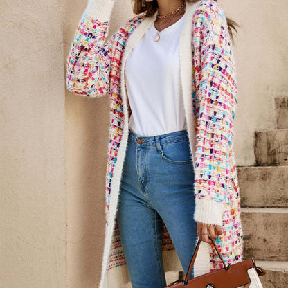 Damen Strickcardigan Modernes Kunstdesign Norvielle - Norvielle
