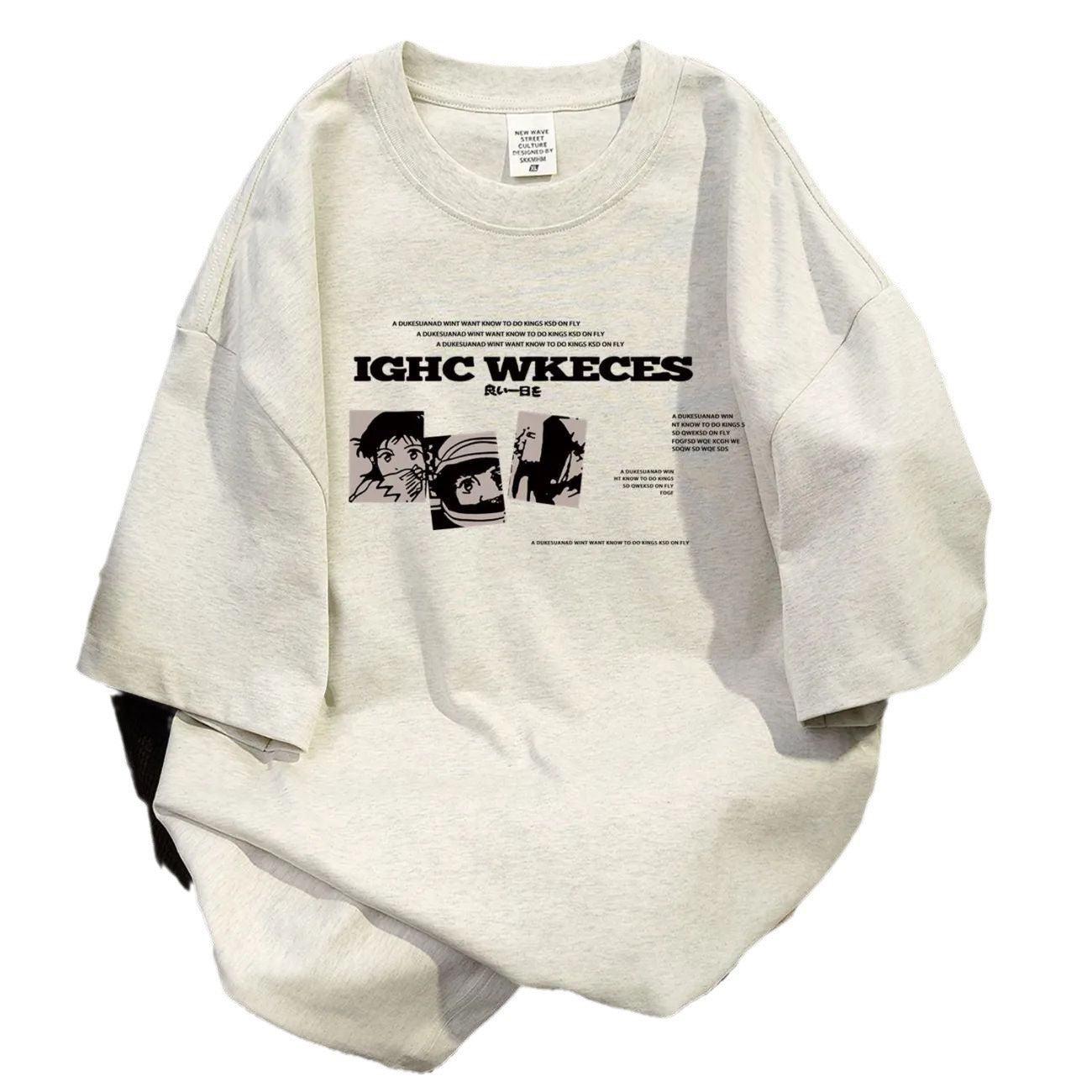 Damen oversized Grafik T-Shirt Norvielle