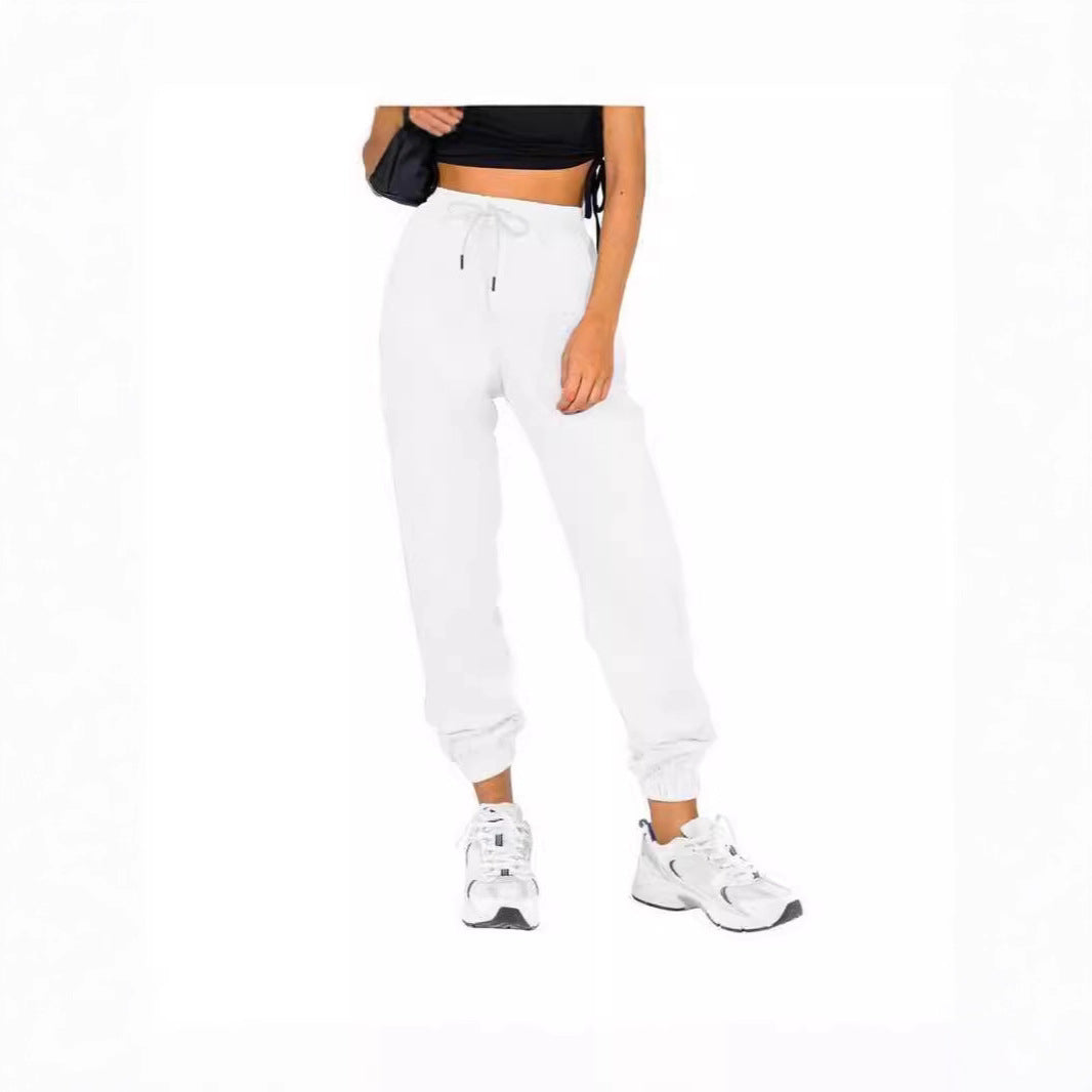 Damen Jogginghose Relaxed Fit Elastischer Bund Bequem